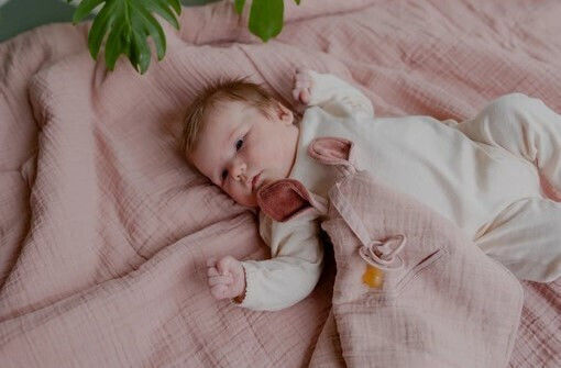 Bibs Пелена за бебе Cuddle Cloth - Kangaroo Слонова кост