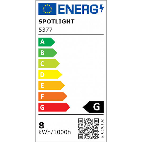 Spot Light Smart Lampe LED 7.5W für Fassung E27 und Form A60 RGB 600lm Dimmbar