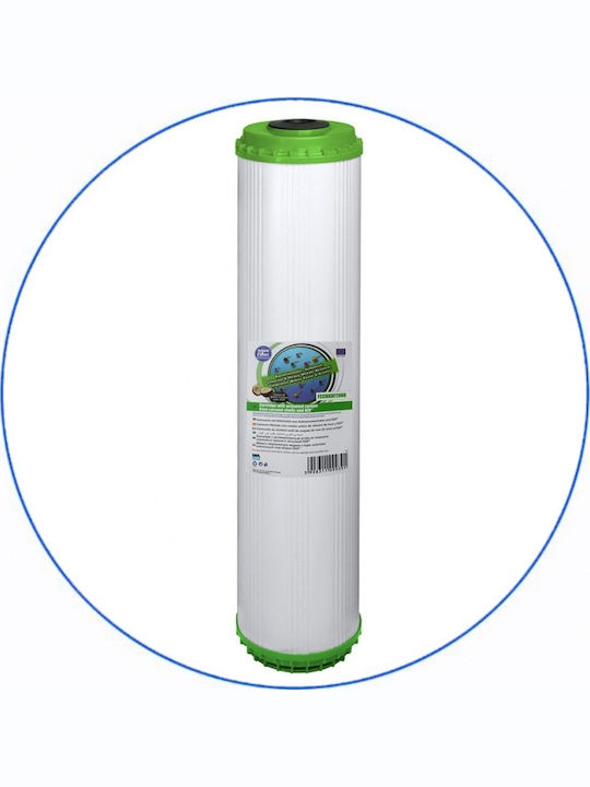 Aqua Filter Filtru de Apă de Înlocuire pentru Blat și Sub Blat din Cărbune Activ 20" Big-Blue FCCBKDF20BB