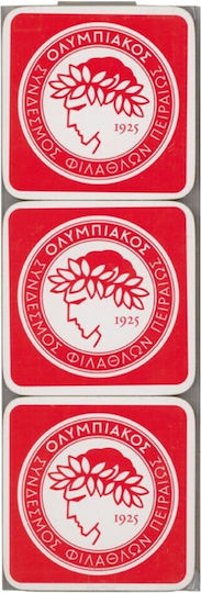 Stamion Olympiakos 1925 Untersetzer Kork Rot 9.5x9.5cm 6Stück