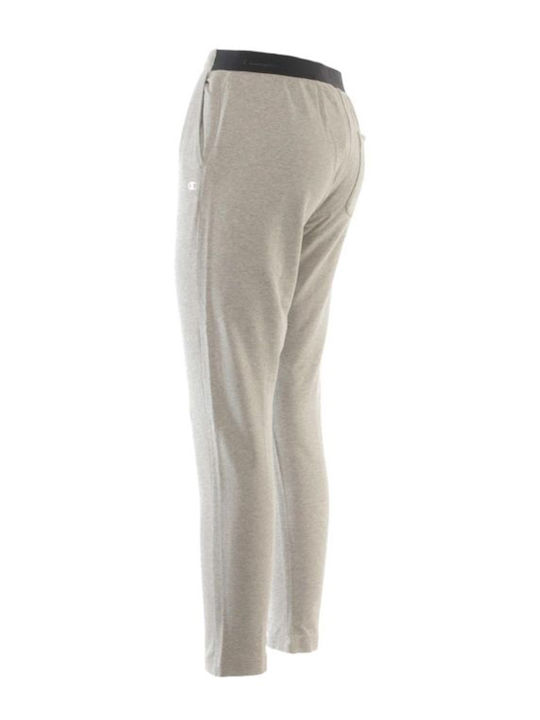 Dama Tesatura Pantaloni cu Croială Slim Gri