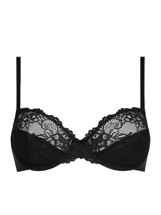 Triumph Tempting Lace Черно Сутиен без подложка с Банели