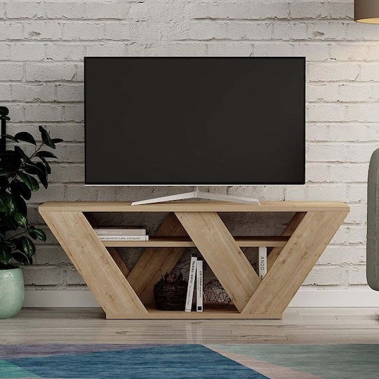 Stand TV Pipralla Natural Lungime 110xAdâncime 40xÎnălțime 30cm