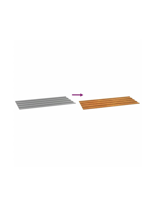 vidaXL Γαλβανιζέ Πάνελ Οροφής Π100xΒ44cm