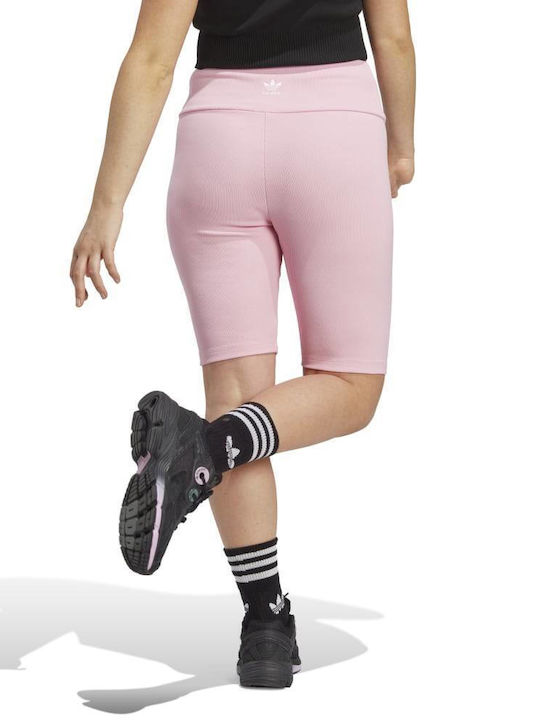 Adidas Essentials Γυναικείο Ποδηλατικό Κολάν Ψηλόμεσο Ροζ