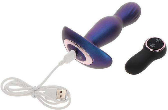 ToyJoy The Stout Anal Plug with Wireless Functionality and Vibration Blue