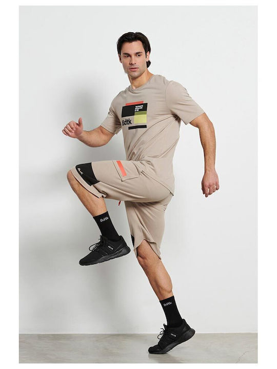 1231-954504 Men's Athletic Shorts Beige