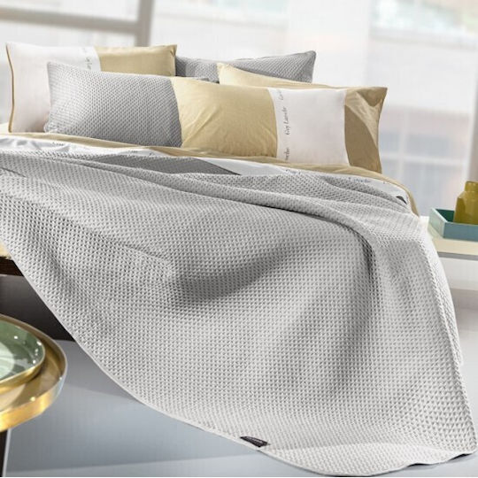 Guy Laroche Riva Σετ Κουβερλί Μονό Microfiber Silver 160x240cm 2τμχ