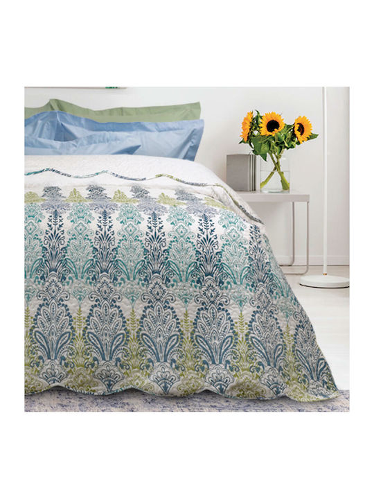 Das Home Happy Line 9410 Coverlet Queen Size Petrol Blue 220x240cm