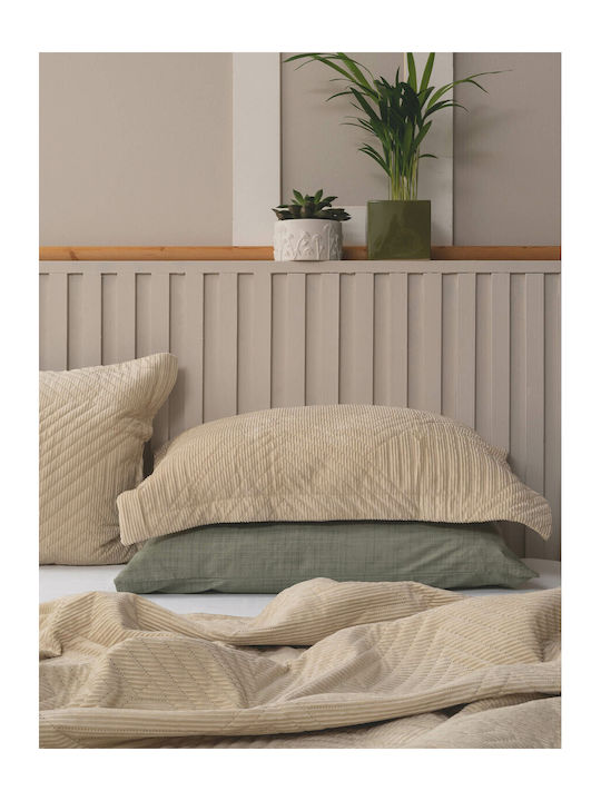 Palamaiki Dizza Tagesdecke Übergröße aus Polyester Vanilla 220x240cm