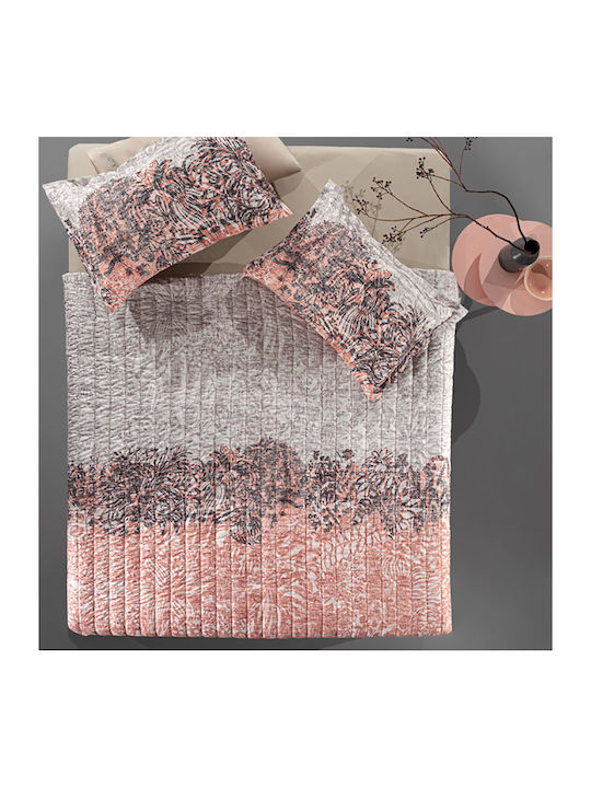 Guy Laroche Artizan Coverlet Queen Size Coral 220x240cm