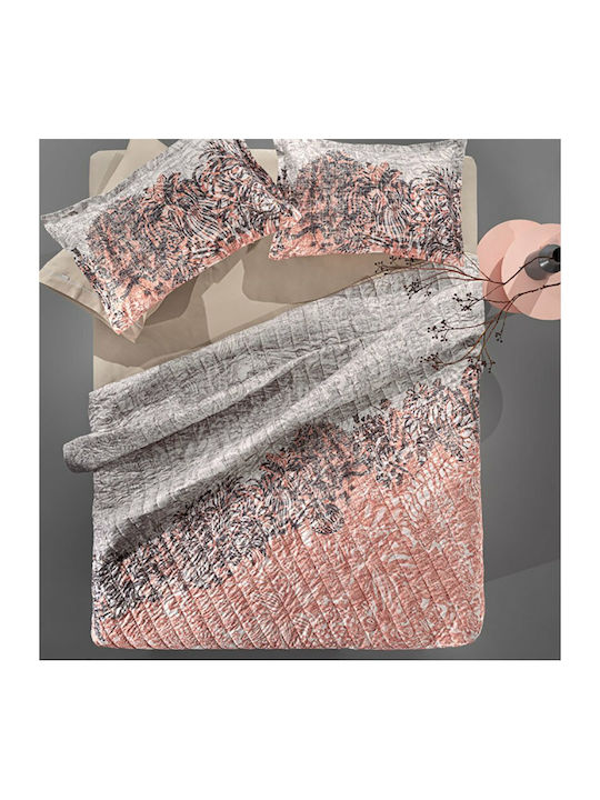 Guy Laroche Artizan Coverlet Queen Size Coral 220x240cm