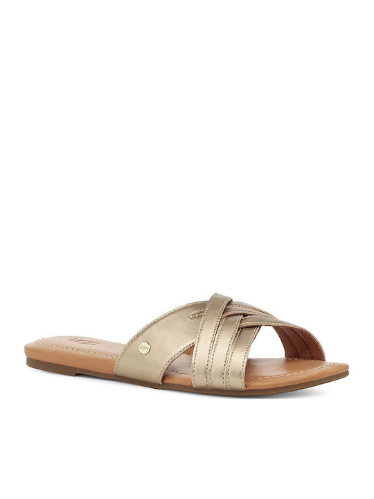 Kenleight Sandale De Piele Dama Aurii