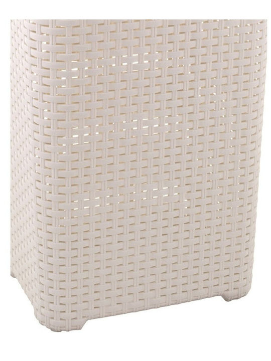 Curver Natural Style Coș De Rufe Din Plastic 40L Cu Capac 44.8x26.5x61.5cm Bej