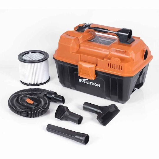 Evolution R11VAC-Li Επαναφορτιζόμενο Σκουπάκι Χειρός 18V Χωρίς Φορτιστή και Μπαταρία Πορτοκαλί