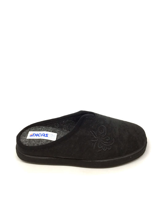 Dicas 4214 Women's Slipper In Black Colour