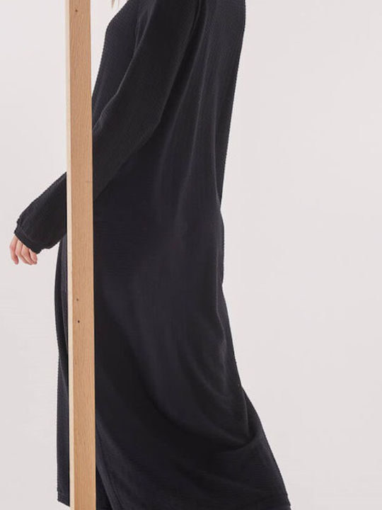 Namaste Midi Kleid Schwarz