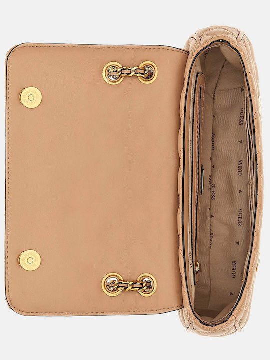 HWQA8748210 Damentasche Schultertasche Beige
