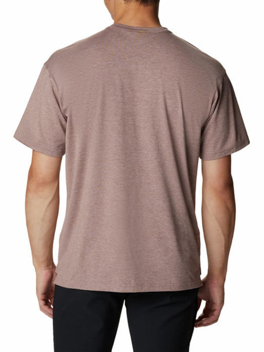 Columbia Coral Ridge Men's Short Sleeve T-shirt Brown