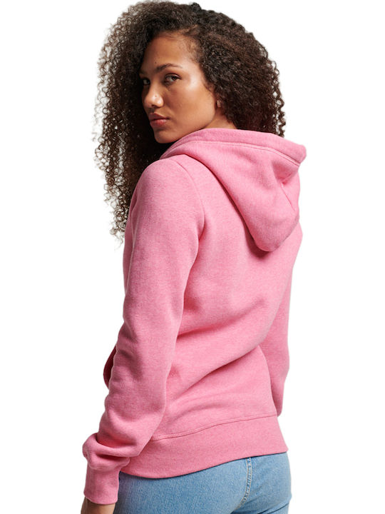 Superdry Women's Hooded Cardigan Pink