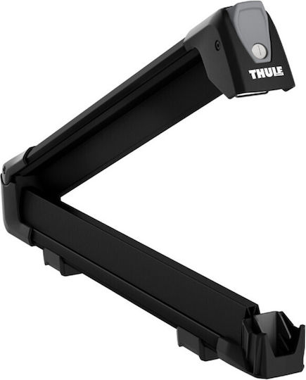 Thule Bare și suporturi pentru schiuri auto Din aluminiu 75buc Potrivite pentru 8 perechi de schiuri sau 4 plăci de snowboard