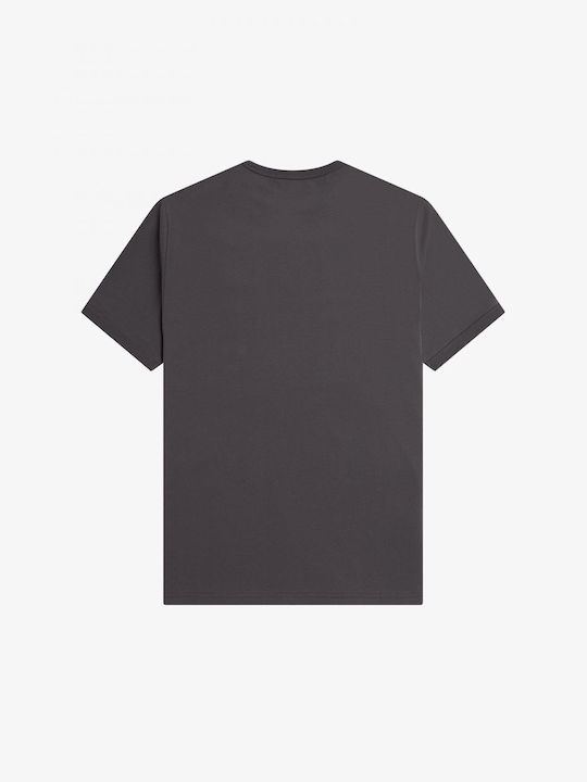 Ringer Tricou pentru bărbați cu mâneci scurte Gri
