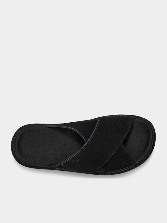 1137910 Women's Flat Sandals Flatforms in Black Color