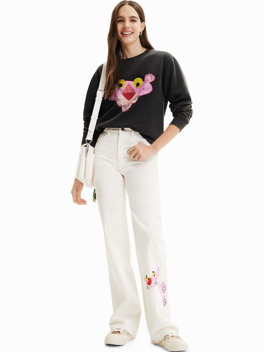 Pink Panther Women's Sweatshirt Gray