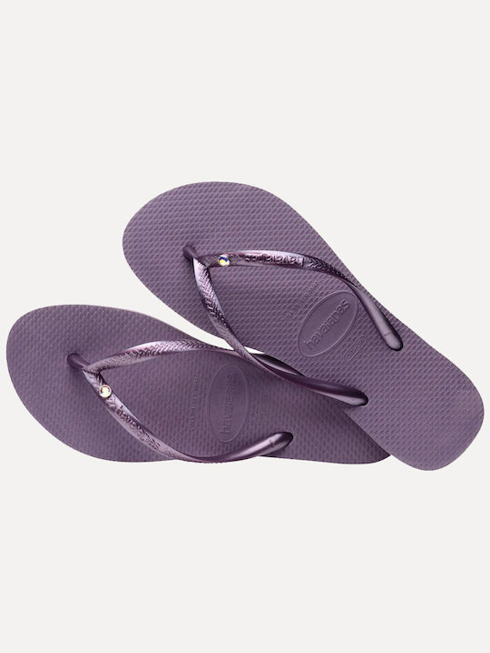 Havaianas Slim Crystal Sw Ii Женски чехли Plum