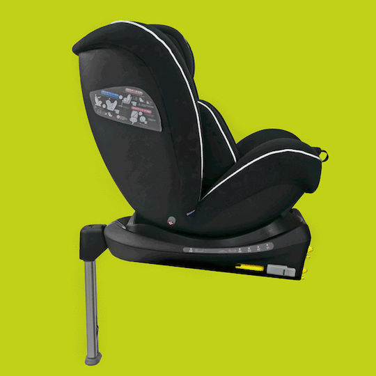 Asalvo Phoenix Καθισματάκι Αυτοκινήτου i-Size με Isofix Black 0-36 kg
