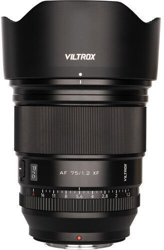 Viltrox Camera Lens AF 75mm F/1.2 XF Ultra-Wide Zoom for Fujifilm X Mount Black