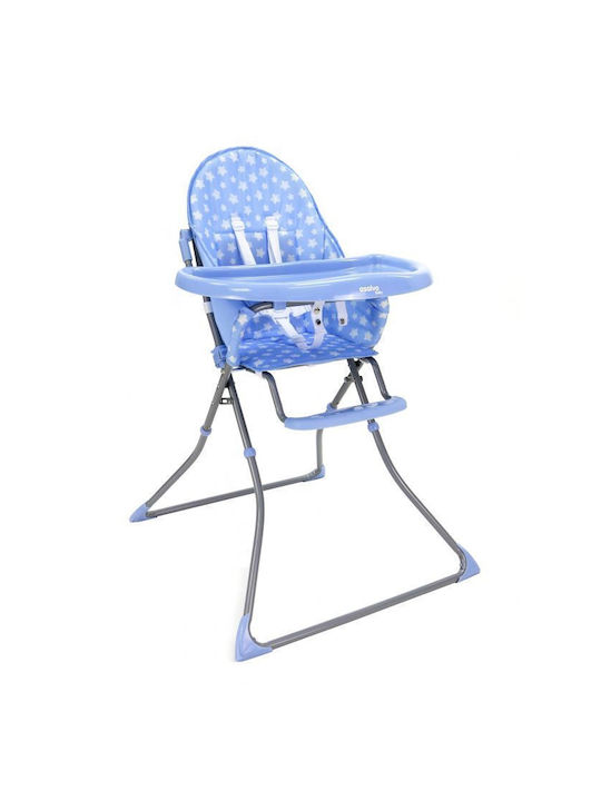 Asalvo Quick Stars Klappbarer Hellblauer Baby Hochstuhl Asalvo Quick Stars Klappbarer Hellblauer Baby Hochstuhl