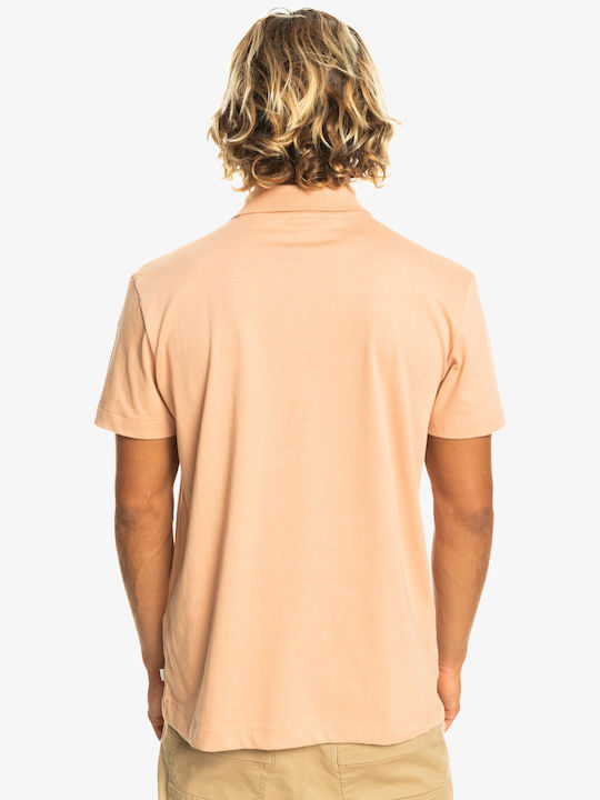 Quiksilver Essentials Herren Kurzarmshirt Polo Light Brown