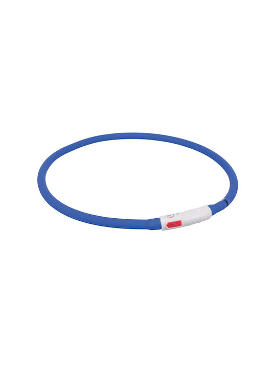 Trixie Shiny Silicone Guler pentru câini din USB 10mm x 70cm
