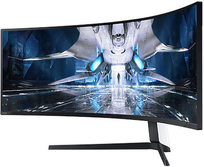 Samsung Odyssey Neo G9 LS49AG954NPXEN Ultrawide VA HDR Curbat Monitor de jocuri 49" 5120x1440 240Hz cu Timp de Răspuns 1ms GTG