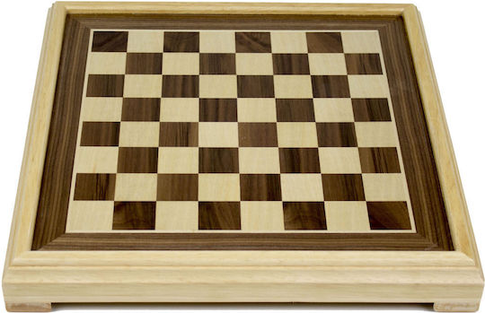 Pokeritems Chess Wood with Pawns 40x40cm