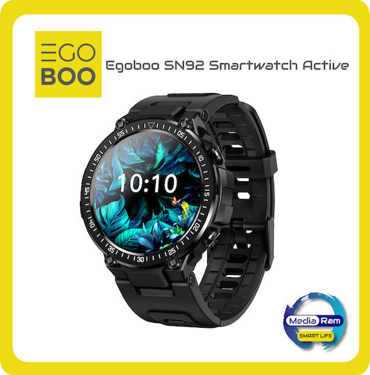 Egoboo SN92 Smartwatch (Negru)