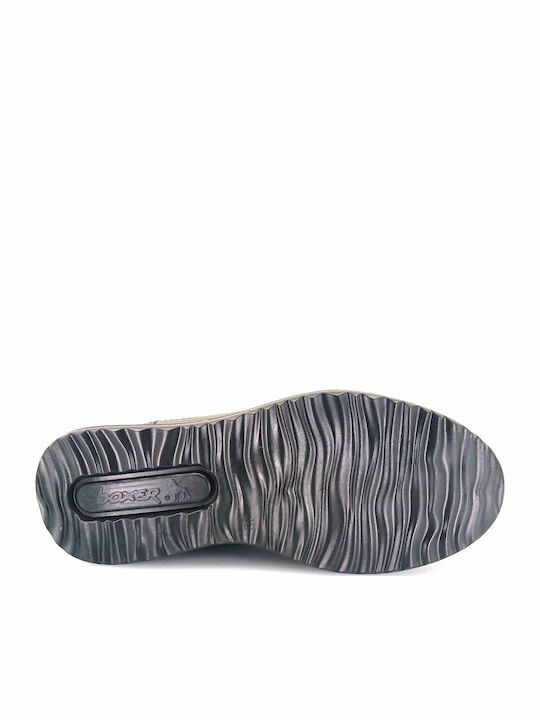 Leder Herren Freizeitschuhe Schwarz