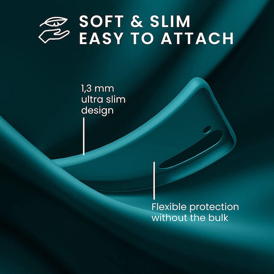 KWmobile Back Cover Silicone Petrol Matte (Galaxy S23 Ultra)