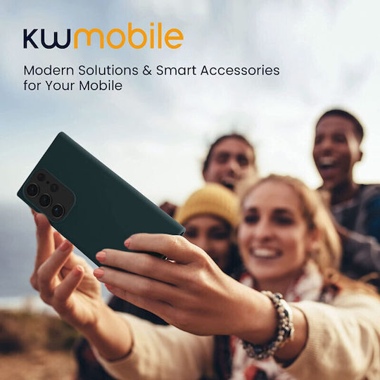 KWmobile Back Cover Σιλικόνης Dark Slate (Galaxy S23 Ultra)