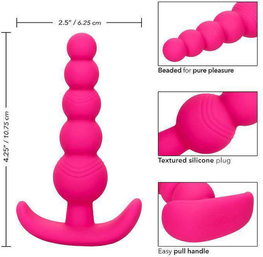 Calexotics Cheeky Πρωκτικές Μπίλιες Φούξια 11cm