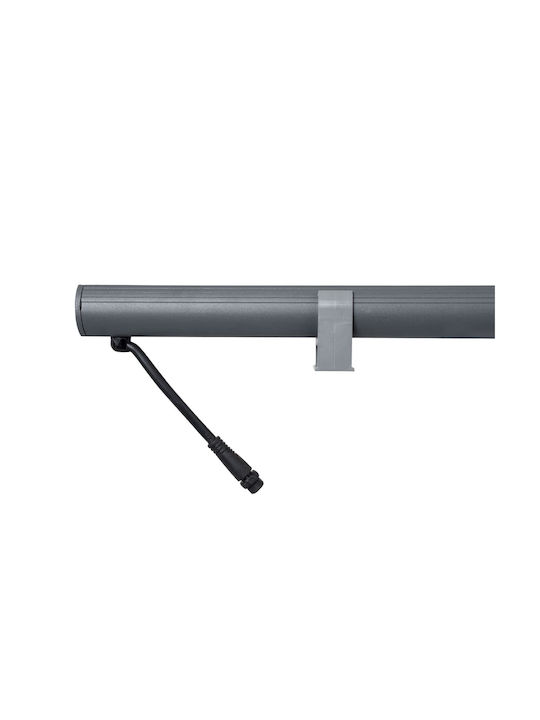 GloboStar Panda Outdoor Floor Lamp LED Wall Washer 36W with Natural White Light IP67 Gray