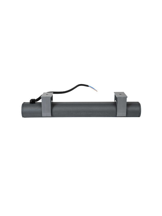 GloboStar Window-Bari Außenstehlampe LED Wall Washer 12W mit Blauem Licht IP67 Graue