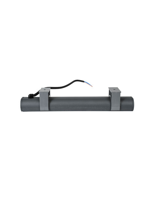 GloboStar Window-Bari Outdoor LED Floor Lamp Wall Washer 12W with Natural White Light IP67 Gray