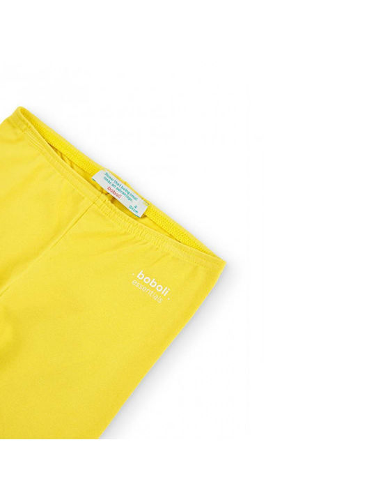 Boboli Kids Legging Capri Yellow