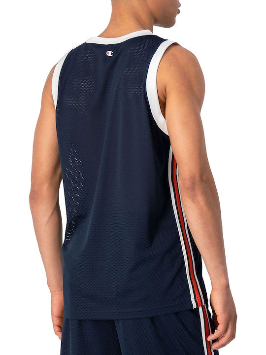 Champion Top Μπλε Σκούρο Men's Athletic Short Sleeve Blouse Navy Blue