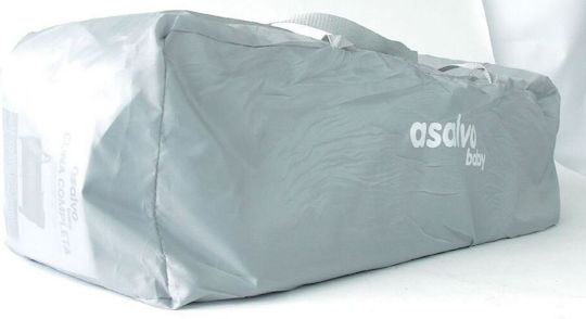 Asalvo Complet Raccoon Loc de joacă 2 Nivele cu Schimbător & Saltea Kaki 125x65cm