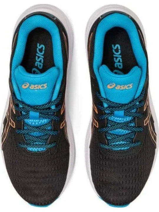 Gel Excite 9 GS Αθλητικά Παιδικά Παπούτσια Running με Κορδόνια Black / Sun Peach