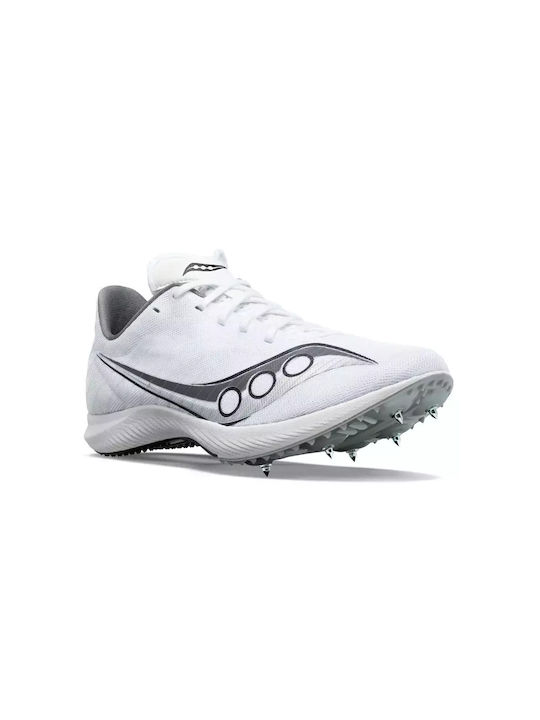 Saucony Velocity MP Γυναικεία Spikes Λευκά