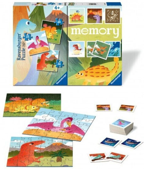 Board Game Memory Dinosaurs 4+ Years Old (EN) Ravensburger